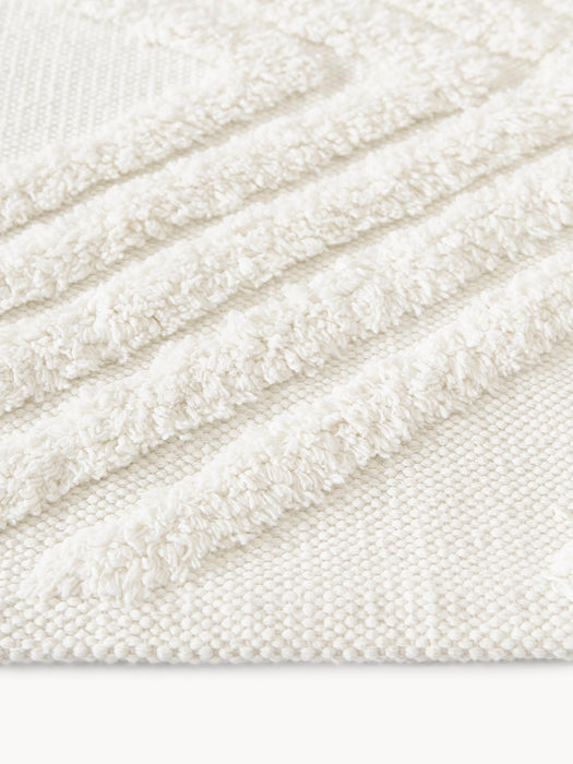 High-Low Cotton Rug Ziggy Hand-Woven