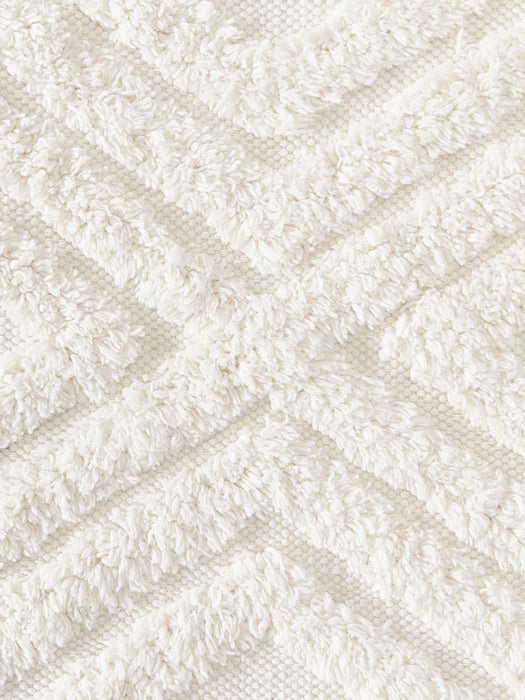 High-Low Cotton Rug Ziggy Hand-Woven