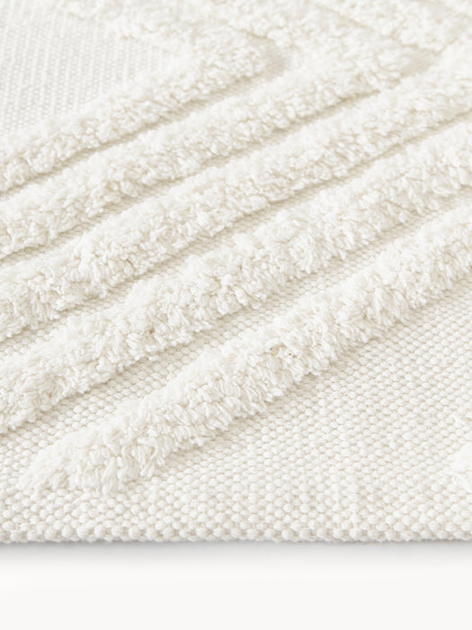 High-Low Cotton Rug Ziggy Hand-Woven