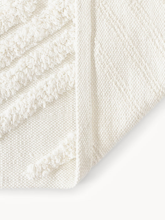 High-Low Cotton Rug Ziggy Hand-Woven