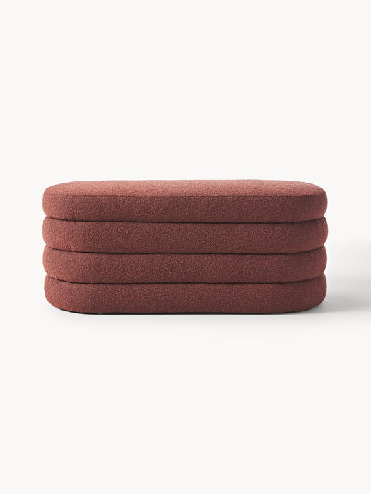 Boucl Upholstered Bench Alto