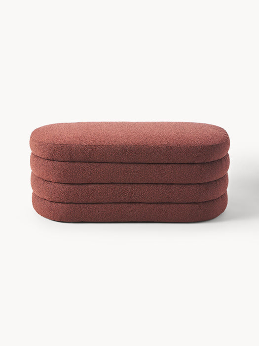 Boucl Upholstered Bench Alto