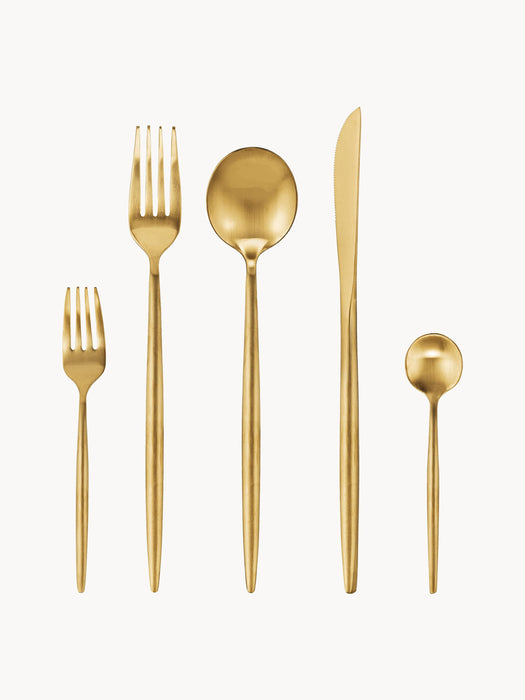 Brushed Cutlery Set Shimmer in various set sizes