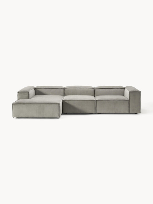 Lennon Corduroy Modular Corner Sofa (4-seater)