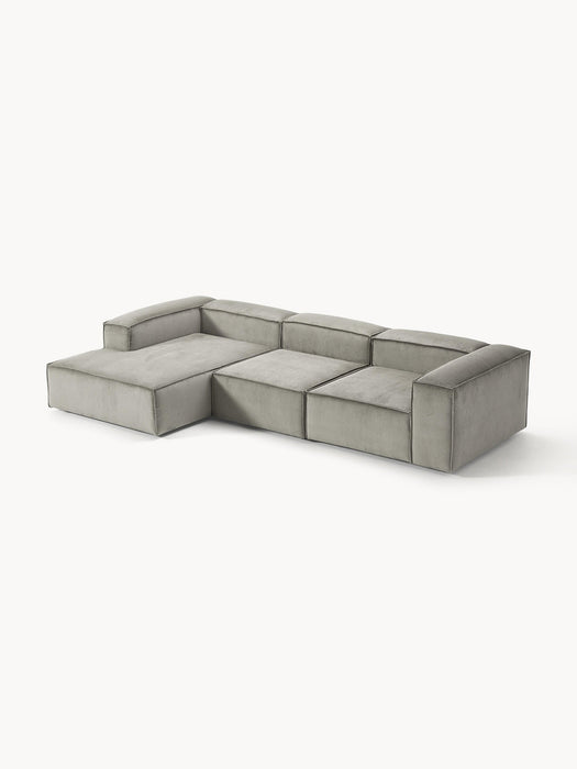 Lennon Corduroy Modular Corner Sofa (4-seater)