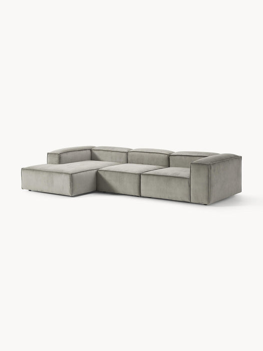 Lennon Corduroy Modular Corner Sofa (4-seater)