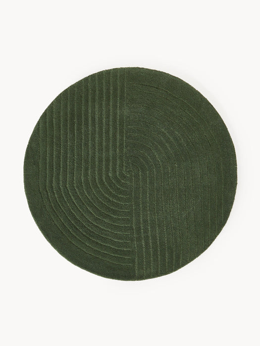 Mason Round Hand-Tufted Wool Rug