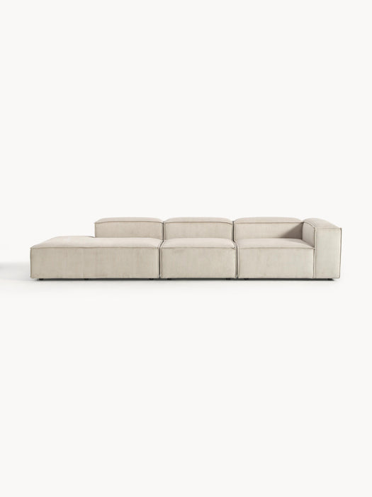XL Corduroy Modular Chaise Lennon