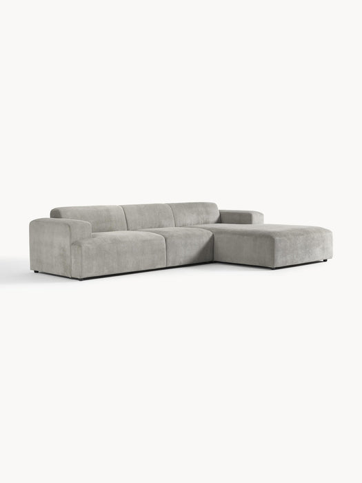 Melva Corduroy Corner Sofa (4-seater)