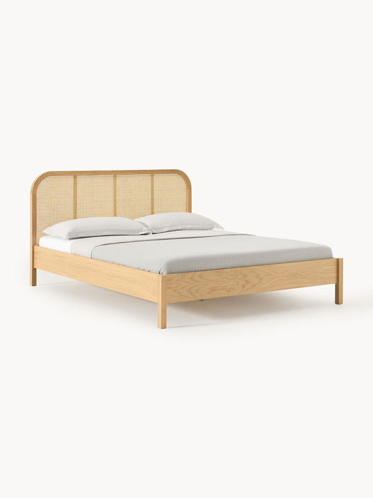 Wooden Bed Jones with Viennese Braid Headboard