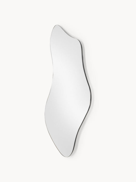 Lia Frameless Wall Mirror in an Organic Shape