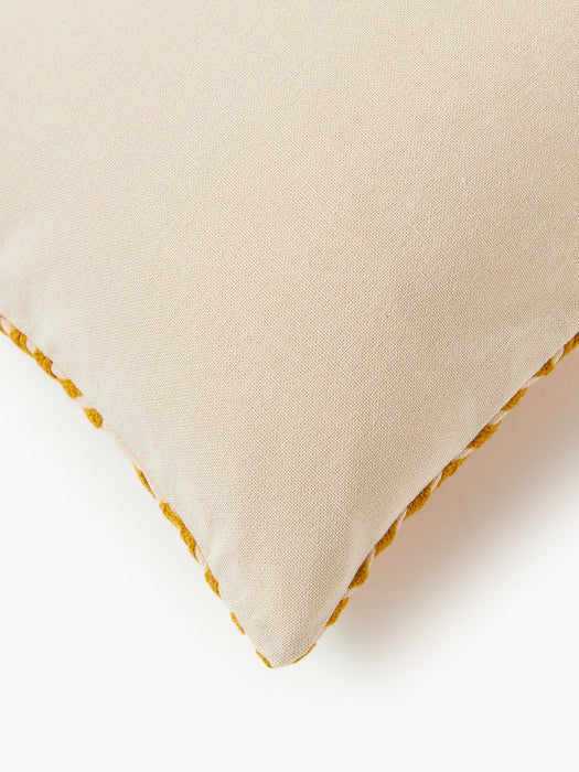 Whatever Cushion Cover with Embroidered Lettering