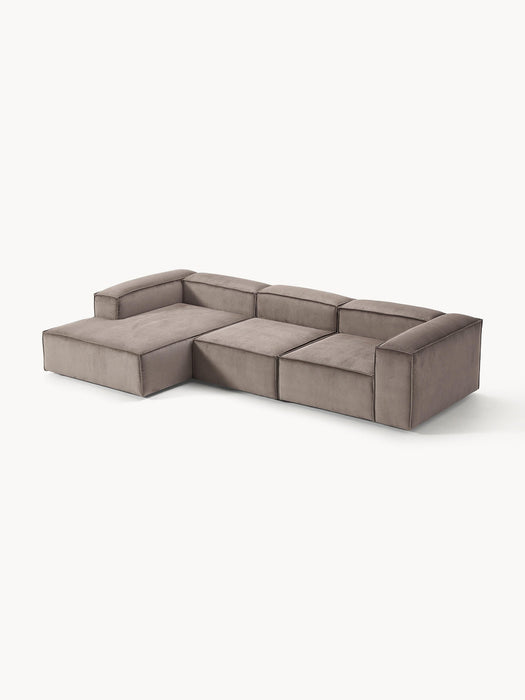 Lennon Corduroy Modular Corner Sofa (4-seater)