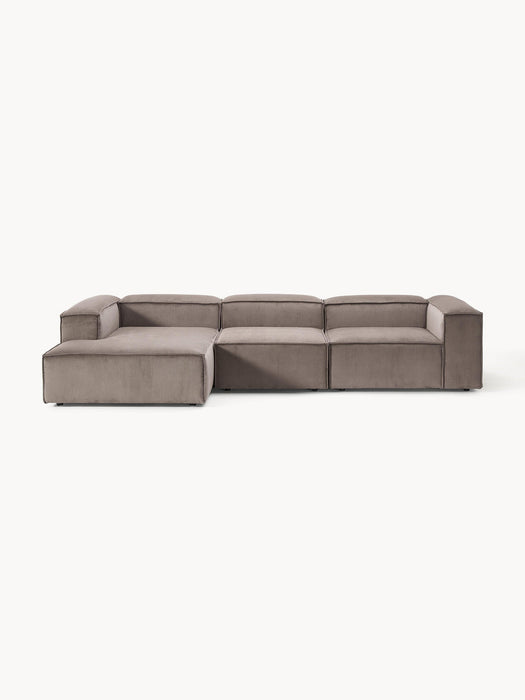 Lennon Corduroy Modular Corner Sofa (4-seater)