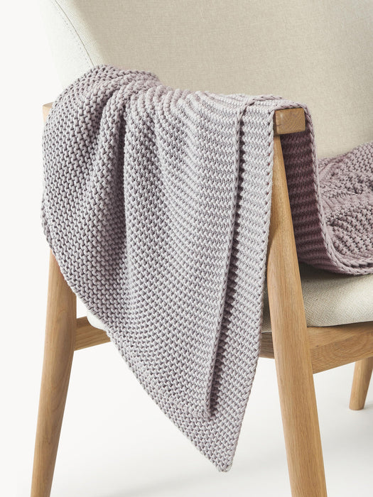 Adalyn Organic Cotton Knitted Blanket