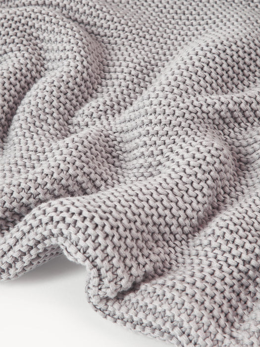 Adalyn Organic Cotton Knitted Blanket