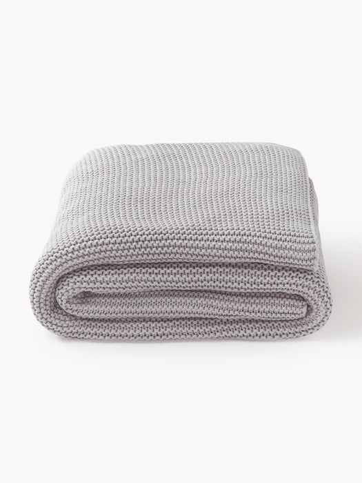 Adalyn Organic Cotton Knitted Blanket