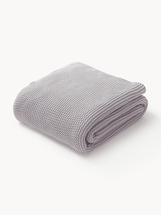 Adalyn Organic Cotton Knitted Blanket