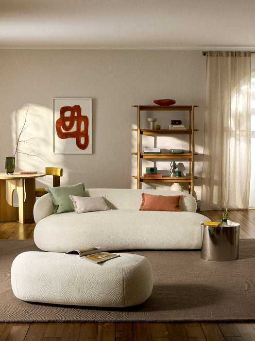 Luana Linen Cushion Cover with Fringes
