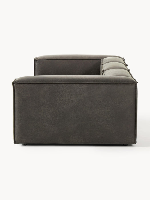 Modular Leather Sofa Lennon 4-seater
