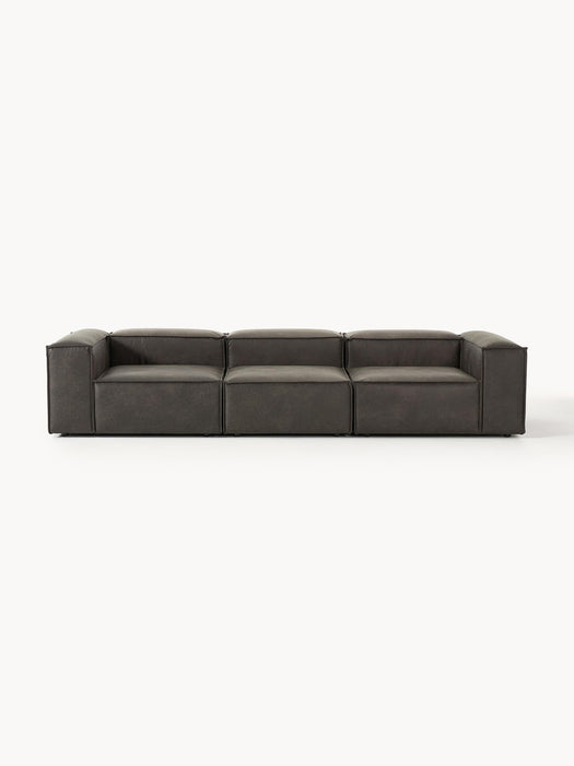 Modular Leather Sofa Lennon 4-seater