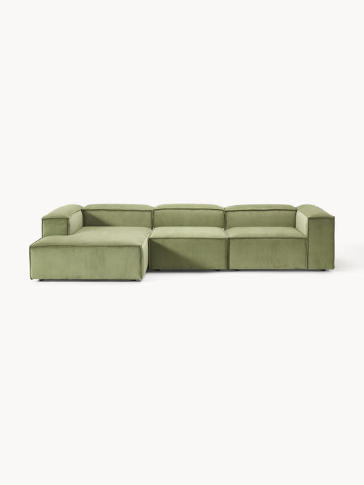 Lennon Corduroy Modular Corner Sofa (4-seater)