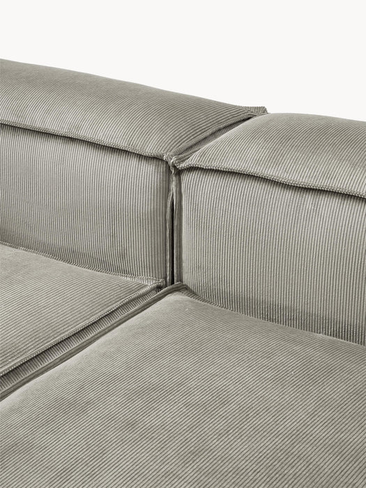 Corduroy Modular Sofa Lennon 3-seater