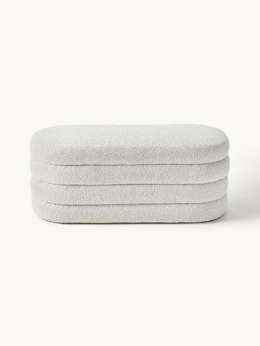 Upholstered Boucl Bench Alto