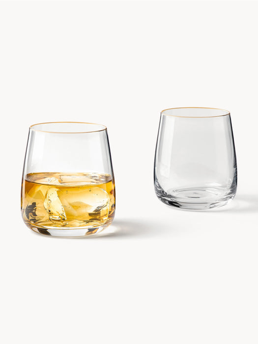 Mouth-Blown Tumblers Ellery Set of 4