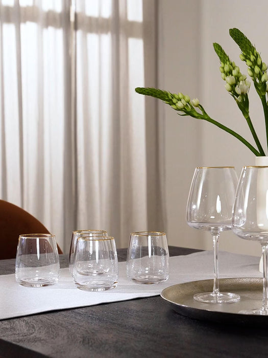 Mouth-Blown Tumblers Ellery Set of 4