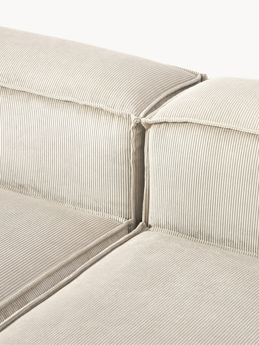 Corduroy Modular Sofa Lennon 4-seater