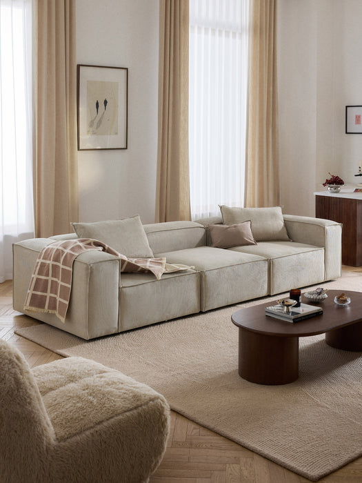 Corduroy Modular Sofa Lennon 4-seater