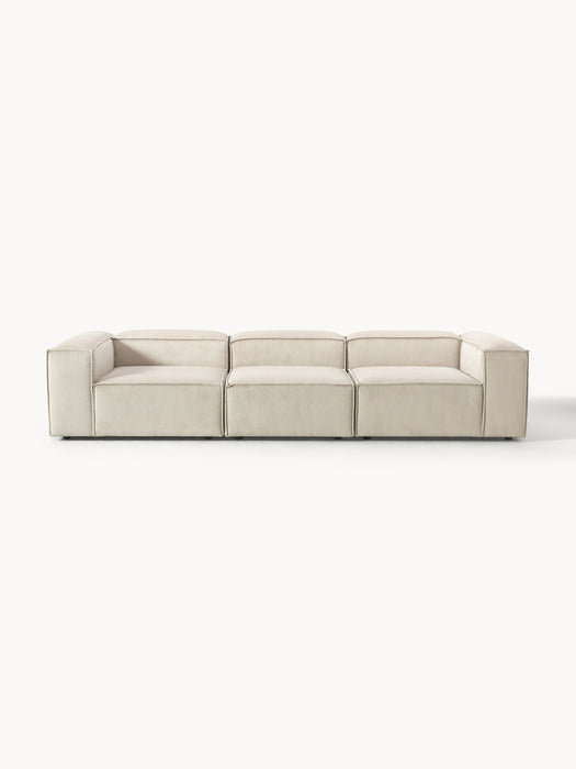Corduroy Modular Sofa Lennon 4-seater