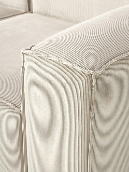 Corduroy Modular Sofa Lennon 4-seater