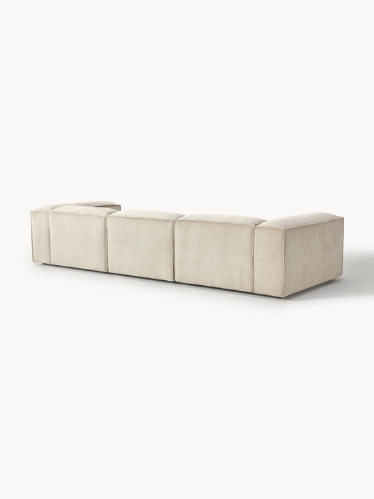 Corduroy Modular Sofa Lennon 4-seater
