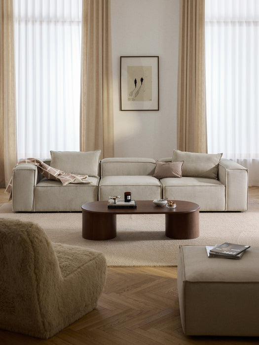 Corduroy Modular Sofa Lennon 4-seater