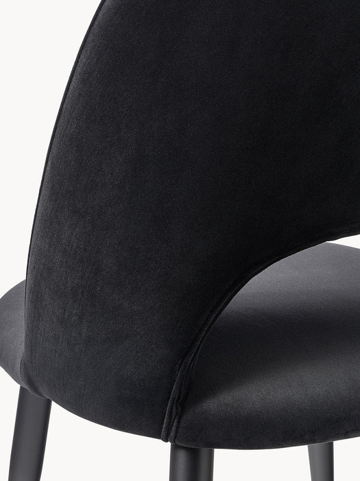 Velvet Upholstered Chair Rachel