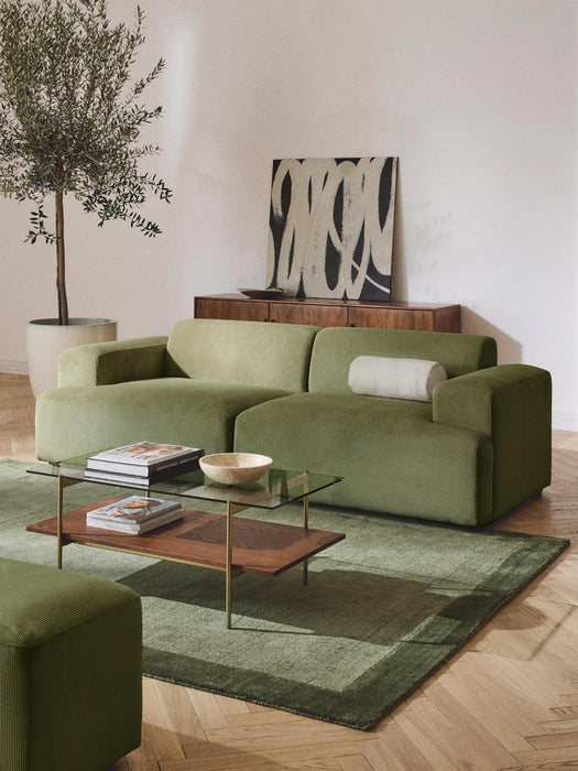 Corduroy Sofa Melva 2-seater