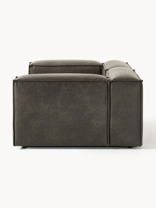 Modular Leather Sofa Lennon 3-seater