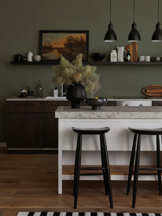 Nino Mango Wood Bar Stool