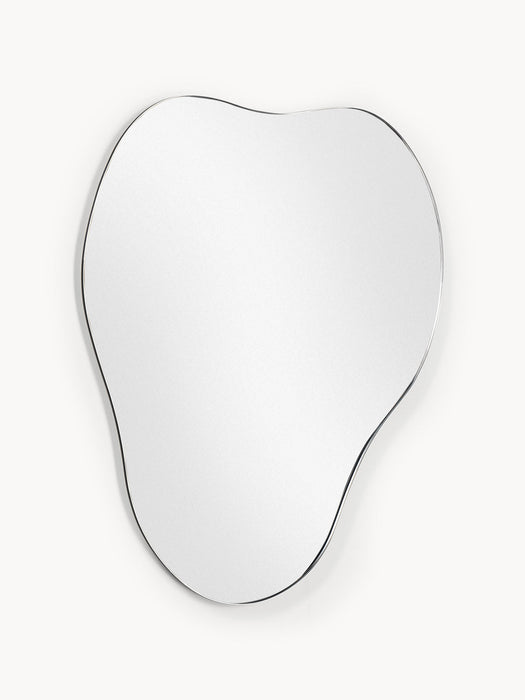Lia Frameless Wall Mirror in an Organic Shape