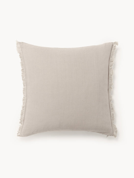 Luana Linen Cushion Cover with Fringes