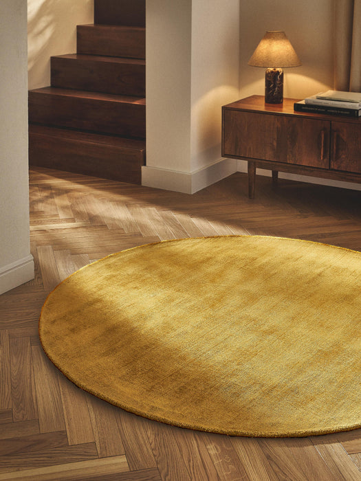 Jane Round Hand-Woven Viscose Rug