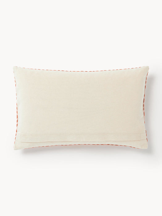 Whatever Cushion Cover with Embroidered Lettering