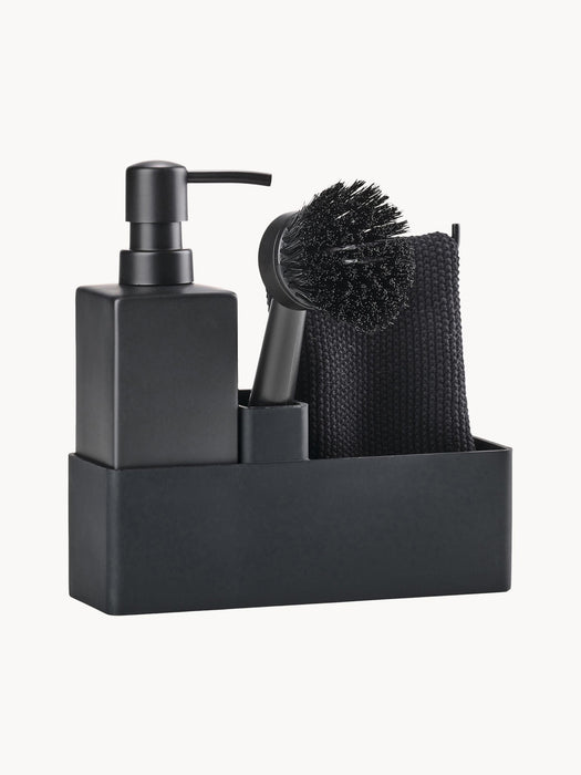 Zone Denmark Sink Organiser with Dish Brush, Set of 3