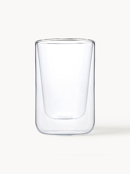 Nero Double-walled Glass Cups, Set of 2