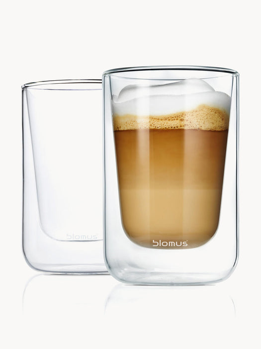 Nero Double-walled Glass Cups, Set of 2