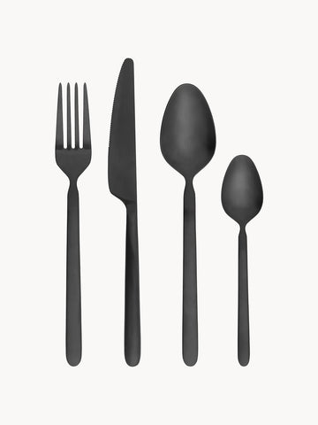 Stella Brushed Cutlery Set, 4 people, Set of 16