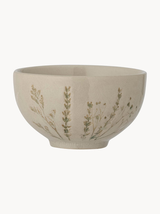 Handmade Bowls Bea with A Grass Motif, Set of 2