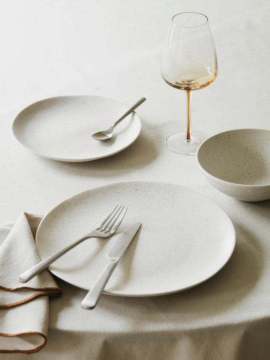Handmade Tableware Set Nordic Vanilla, 4 People, Set of 12